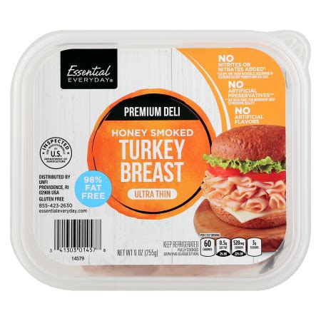 Premium Deli Honey Smoked Turkey Breast Ultra Thin Essential Everyday