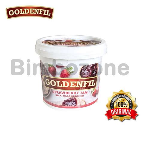 Promo Bimbozone GOLDENFIL STRAWBERRY JAM Selai Roti Filling Kue