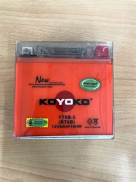 Koyoko YT6B Motorcycles Motorcycle Accessories On Carousell