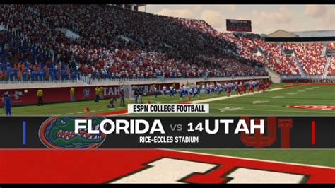 Florida At 14 Utah Simulation 8 31 2023 NCAA 14 With CFB Revamped