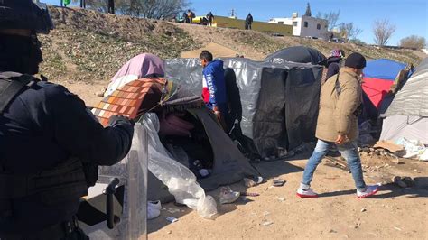 Con Uso De La Fuerza Desalojan A Migrantes En Chihuahua Grupo Milenio