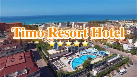 Timo Resort Hotel Star Alanya Youtube