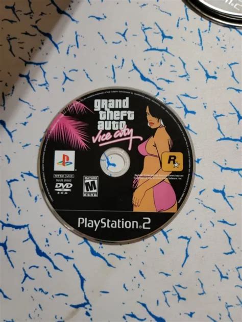 GRAND THEFT AUTO Vice City Sony PlayStation 2 2002 Disque PS2