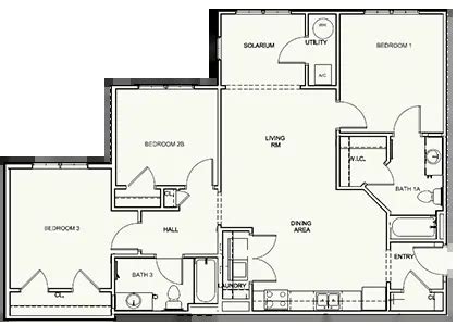 Apartment Floor Plans - Coves at Monticello Apartments