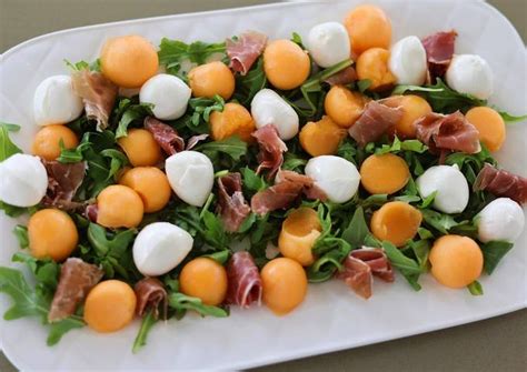 Ensalada de Melón con Jamón Receta de AnaFlorentina Cookpad