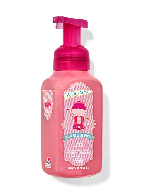 Bathandbody Works Pink Gumball Gentle And Clean Foaming Hand Soap The