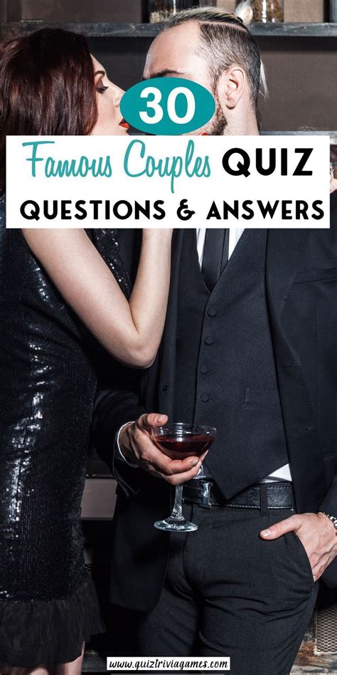 30+ Famous Couples Quiz Questions and Answers - Quiz Trivia Games ...