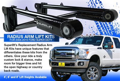 Radius Arm Lift Kits For 2005 2015 Ford Super Duty RockCrawler