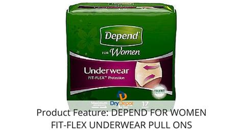 DEPEND FOR WOMEN FIT-FLEX UNDERWEAR PULL ONS | DryDepot