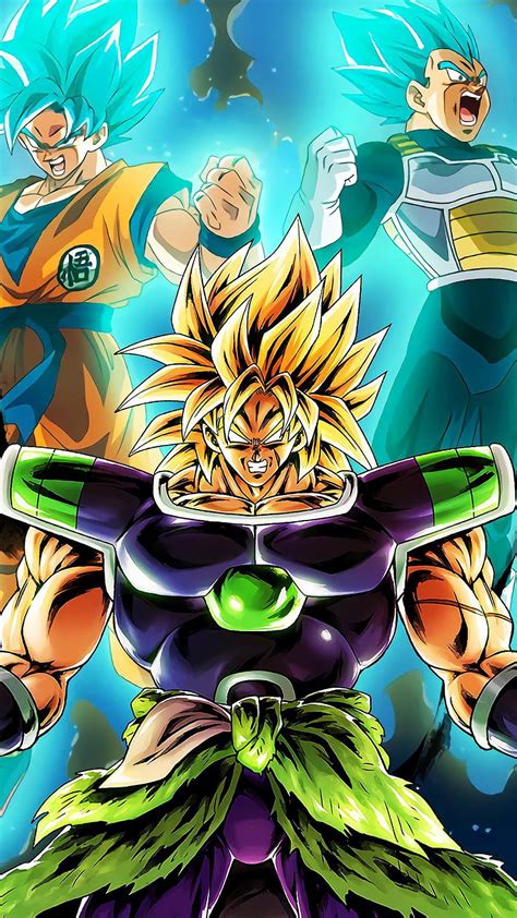 Broly Vegeta Goku Dragon Ball Super Broly 3840x2160 héros dragon ball