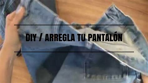 Diy Arregla Tu Pantal N Con El Stico En La Cintura Youtube