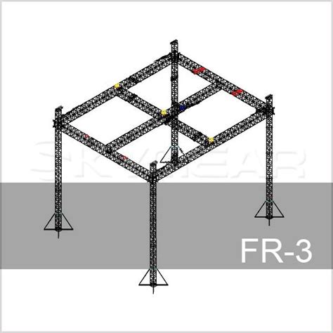 Flat Truss System And Roof System For Concerts Skymear Stage Truss