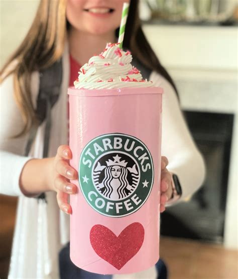 DIY Starbucks Frappuccino Valentine's Day Box | Hip2Save