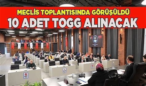 10 ADET PAMUKKALE RENKLİ TOGG ALACAK P KALE BELEDİYE Denizli