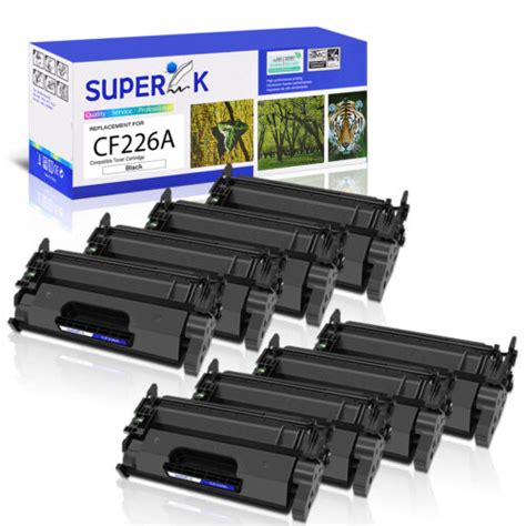 8pk Cf226a Black Toner Cartridge For Hp 26a Laserjet Pro Mfp M426dw M426 M426fdw Ebay