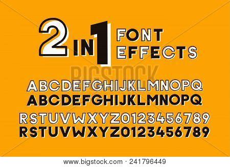 Font Effects Set Vector Photo Free Trial Bigstock