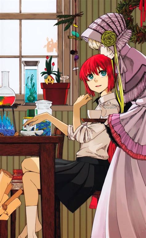 Chise et Silky fée maîtresse de maison Mahou Tsukai no Yome Chica