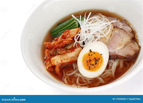 Korean Style Cold Noodles Stock Photo Image Of Diet 17656260