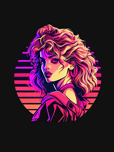 Retrowave Synthwave 80s Character Design For The Eighties Music Lovers