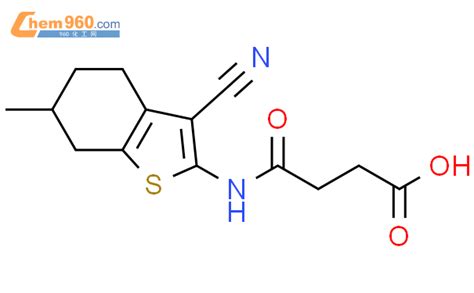 331981 08 9 4 3 Cyano 6 Methyl 4 5 6 7 Tetrahydro 1 Benzothiophen 2