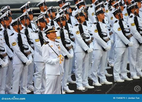 Navy Guard Of Honor Contingent Editorial Stock Image Image Of Navy