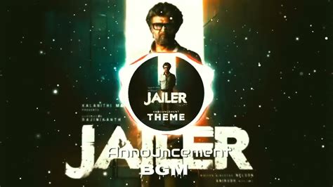 Jailer Announcement Theme Trap Bgm Ringtone Rajinikanth Nelson