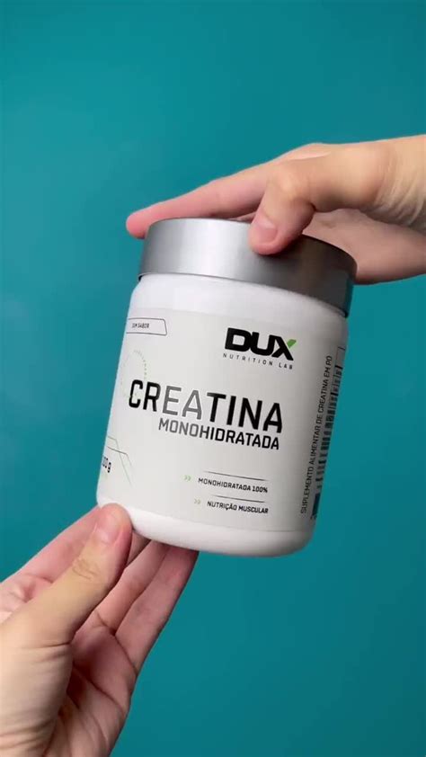 Dux Nutrition Creatina Monohidratada Pote 300g Em Po Sem Sabor Frete