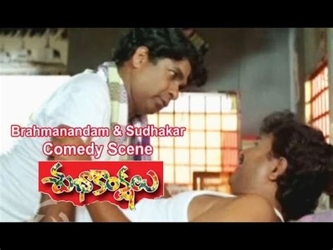 Subhakankshalu Telugu Movie Brahmanandam Sudhakar Comedy Scene