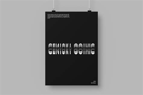 Century Gothic Typeface Poster :: Behance