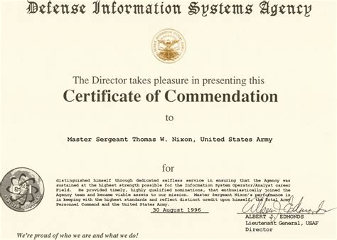 Get Our Example of Army Achievement Medal Certificate Template ...