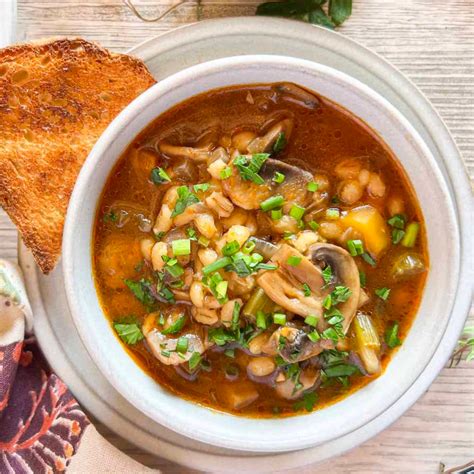 Mushroom Barley Soup Outside Online