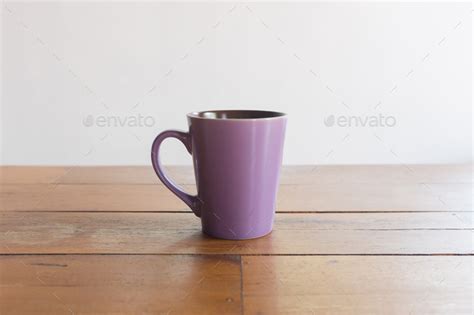 Purple mug Stock Photo by wikornr | PhotoDune