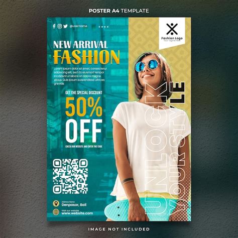 Premium Psd New Arrival Fashion Poster A Or Banner Template