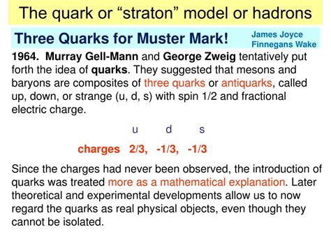 PPT - Evidence for Quarks Quark Composition of Hadrons PowerPoint ...