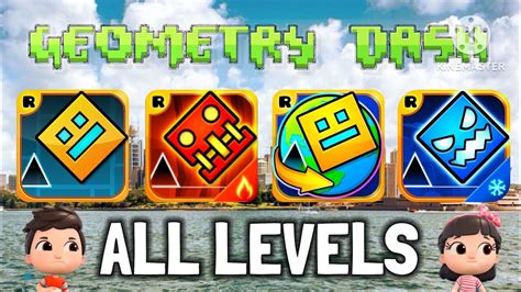 Geometry Dash All Levels All Coins With Gd Meltdown Subzero World All