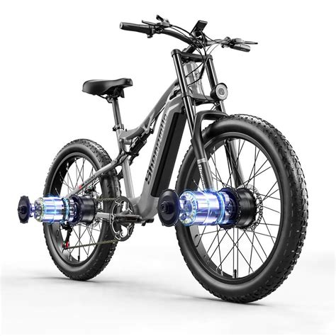 Shengmilo S600 E Bike Dual Motors 31MPH 48V 17 5AH