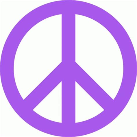 Purple Peace Sign Joypixels Sticker - Purple Peace Sign Peace Sign ...