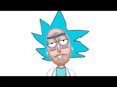 How To Draw Rick Easy Dtaw Rick How To Draw Rick And Morty Easy