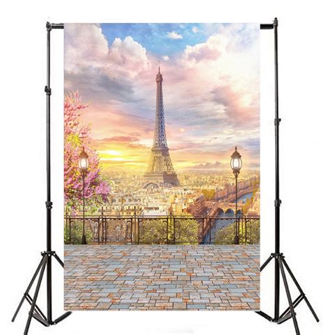 Buy Yeele X Ft Paris Panorama Photography Backdrop Romantic Paris