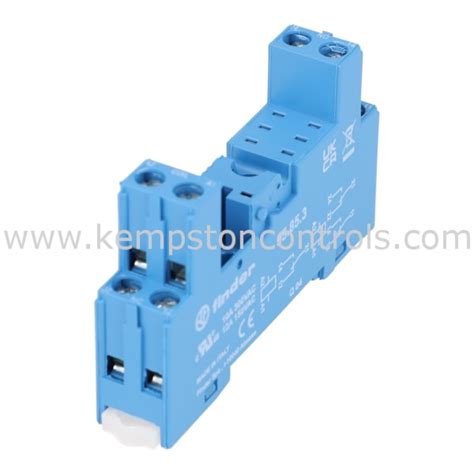 Finder 95 85 3SMA FINDER RELAY SOCKET DIN RAIL SCREW 10 A 250 V