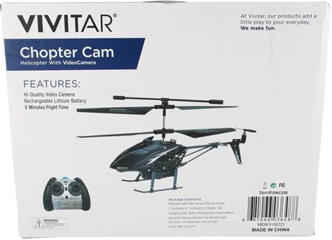 Best Buy Vivitar Chopter Cam Helicopter Drone With Remote Drc Noc Stk