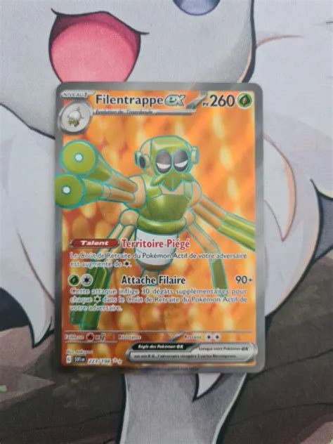 POKÉMON FILENTRAPPE ex 223 198 Écarlate et Violet Full Art