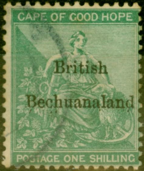 Bechuanaland 1886 1s Green Sg8 Good Used Empire Philatelists