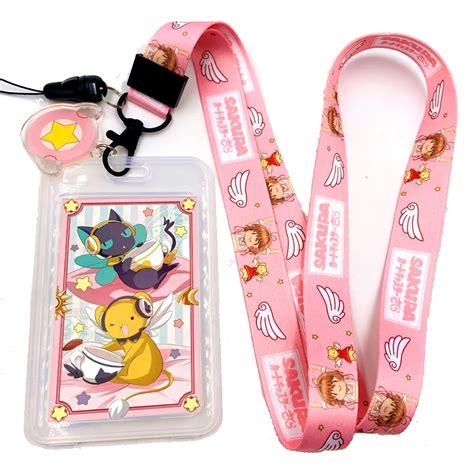 Anime Cardcaptor Sakura Neck Strap Lanyards Keychain Badge Holder Id