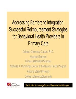 Fillable Online Integration Samhsa Addressing Barriers To Integration