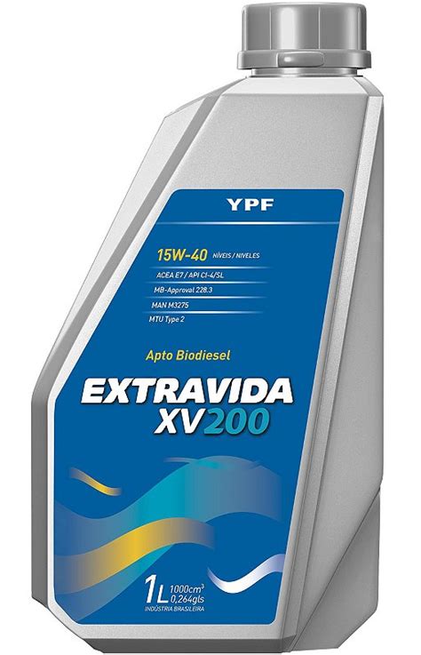 YPF Extravida XV200 15W40 MSLub Sua Troca de Óleo pela Internet