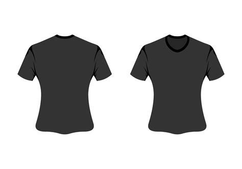 vector blank t-shirt template 186738 Vector Art at Vecteezy