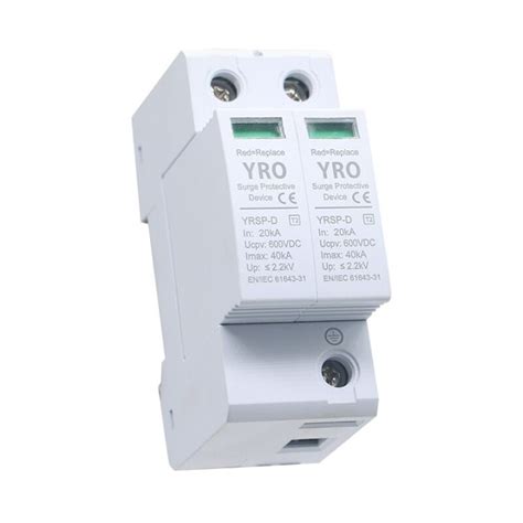 Surge Protective Device Spd Dc 600v 800v 1000v 2p Dc1000v 20ka~40ka Low Voltage Arrester House