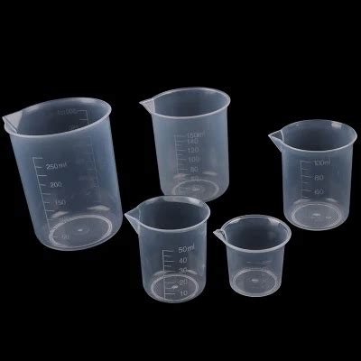 Clear Plastic Graduated Measuring Cup Jug Beaker Kitchen PP Plastic Cup