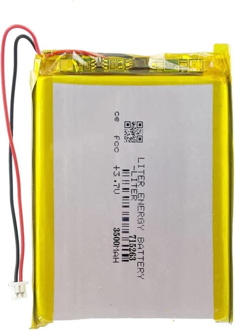 Amazon Liter V Mah Lipo Battery Rechargeable Lithium